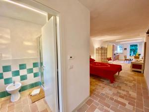 A bathroom at Al Teatro di Tavignano
