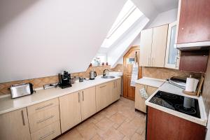 Kuchyňa alebo kuchynka v ubytovaní Apartament Pastorówka