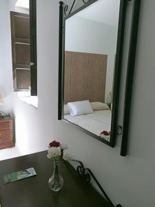 Cama o camas de una habitación en Estación de Coripe