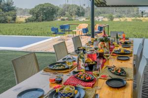 Jídlo v vily nebo okolí