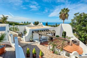 an aerial view of a villa with a swimming pool at Puro Atlantico - La Palma in Los Llanos de Aridane