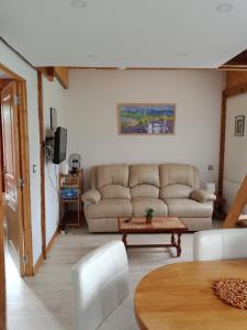 Posezení v ubytování Chalet du Sanglier