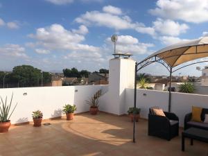 Balkon lub taras w obiekcie L' Azotea del Sol appartement typique