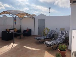Część wypoczynkowa w obiekcie L' Azotea del Sol appartement typique
