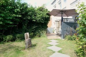 Zahrada ubytování Ferienwohnung Seestern in zentraler Lage von Eckernförde