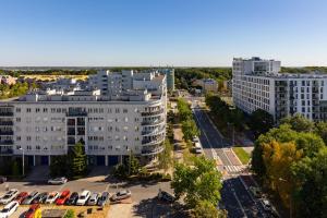 Výhľad na mesto Varšava alebo výhľad na mesto priamo z apartmánu