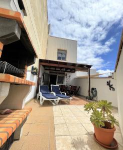 En balkon eller terrasse på Salitre Ocean Sunset