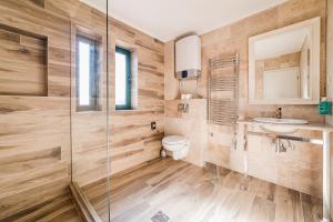 Koupelna v ubytování Casa Ra