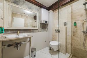 Koupelna v ubytování Casa Ra