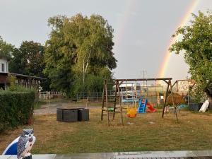 Zona de joacă pentru copii de la Ferienwohnung Sattelkammer