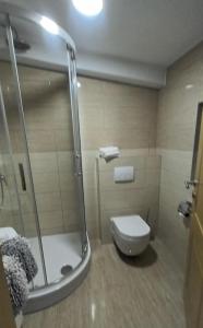 Koupelna v ubytování Apartments-Sana
