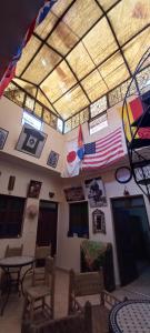 Posezení v ubytování Riad chaoui house + 37 fotografií
