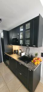 Kuchyň nebo kuchyňský kout v ubytování La Rosa de los vientos luxury apartment