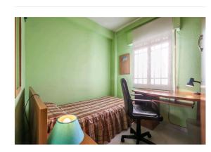 Posteľ alebo postele v izbe v ubytovaní PISO CON BUENA RED WIFFI FIBRA ÓPTICA Alquiler de habitaciones