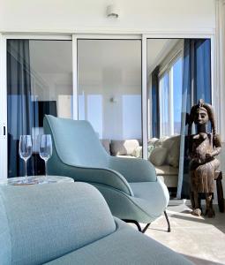 Posedenie v ubytovaní Excelsior I Sea View Apartment