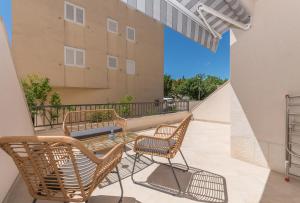 Balkón alebo terasa v ubytovaní Apartments by the sea Makarska - 19134