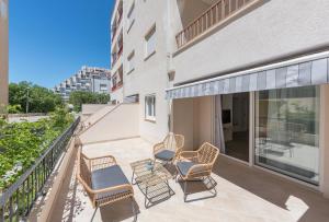 Balkón alebo terasa v ubytovaní Apartments by the sea Makarska - 19134