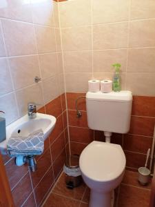Łazienka w obiekcie Teubel apartman 5