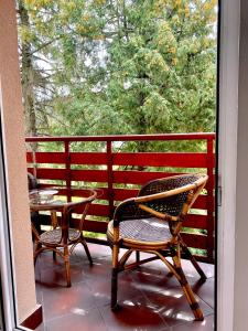 Balkon lub taras w obiekcie Zajazd Kadar