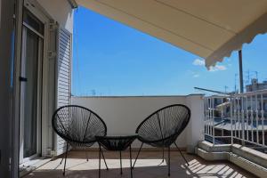 Balkón alebo terasa v ubytovaní Penthouse with Acropolis View