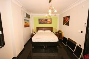 Postel nebo postele na pokoji v ubytování Luxus Villa Pool Alanya Kestel