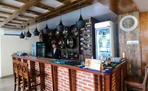 The lounge or bar area at Hotel Tapas