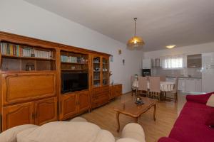 TV a/nebo společenská místnost v ubytování Apartments Tolic