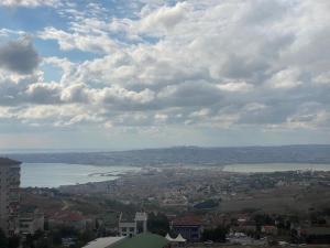 a view of a city and a body of water at شقة فاخرة بإطلالة رائعة in Buyukcekmece