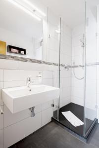Koupelna v ubytování Gasthof Linde - Hotel Blum