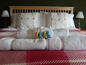 Letto o letti in una camera di Moor View