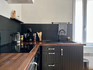 Kuchyňa alebo kuchynka v ubytovaní Bel appartement proche gare, centre ville d'Angers