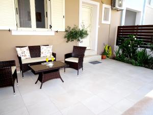 Balkón nebo terasa v ubytování DIMITRIS APARTMENT