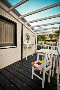 Μπαλκόνι ή βεράντα στο Căsuța din vale