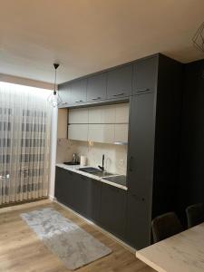 Kuchyň nebo kuchyňský kout v ubytování TOP APARTMENTS