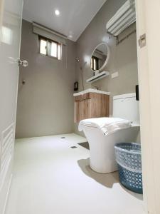 Koupelna v ubytování No 9 Hotel-九號文旅