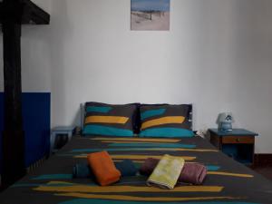 Tempat tidur dalam kamar di Quinta Da Silva