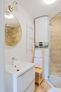 Koupelna v ubytování Apartament Petunia