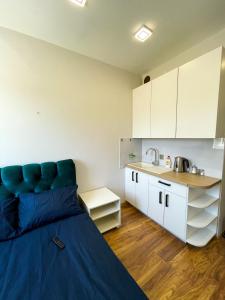Η κουζίνα ή μικρή κουζίνα στο Tvarkingas butas Klaipedos centre