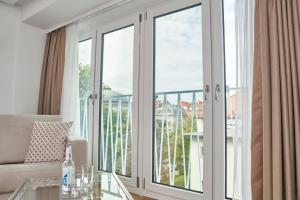 Balkón nebo terasa v ubytování Hotel Kraft