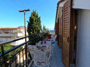 Balkón alebo terasa v ubytovaní Loft apartment 20m from sea