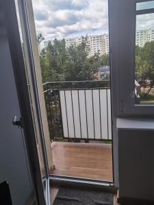 Balkón alebo terasa v ubytovaní BlueApartment