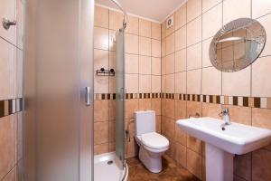 Kúpeľňa v ubytovaní Noclegi Krokodyl-Stara Praga