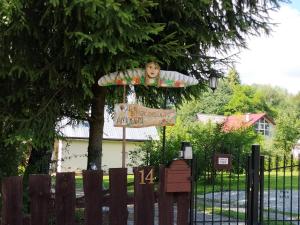 Vonkajšia záhrada v ubytovaní Domek całoroczny Pod Bieszczadzkim Aniołem