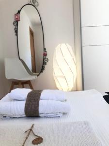 Cama o camas de una habitación en A los Ojos del Río Duero