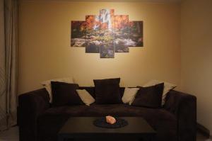 Posezení v ubytování Apartment 6 Gwiazdek