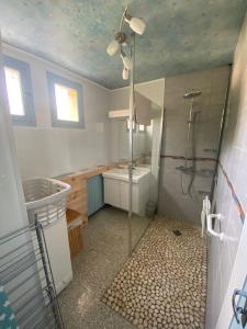 Ένα μπάνιο στο Gîte Le Lavandin +51 φωτογραφίες