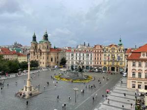 Výhľad na mesto Praha alebo výhľad na mesto priamo z apartmánu