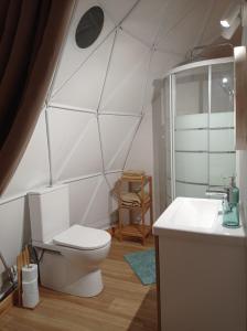 Domo Volcano Suite Experience PISCINA CLIMATIZADA的一间浴室