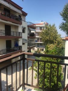 a view from the balcony of a building at Apartment GM in Neoi Epivates
