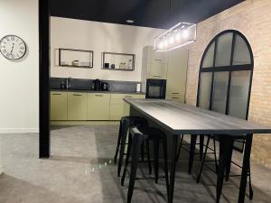 Kuchyňa alebo kuchynka v ubytovaní Loft atypique Dunkerque Centre
